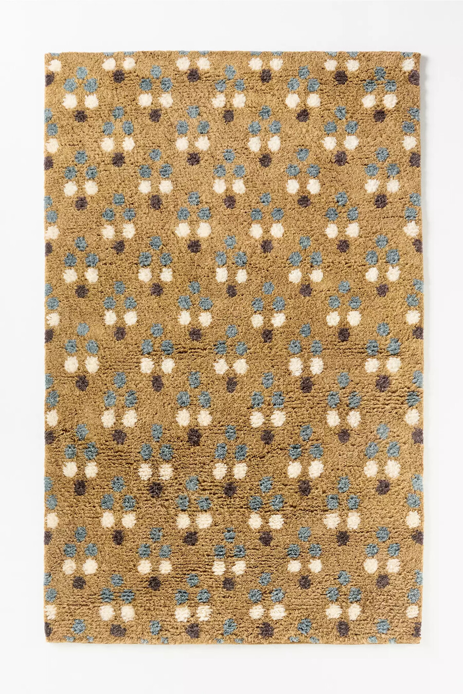 dottie tufted wool shag dotted rug