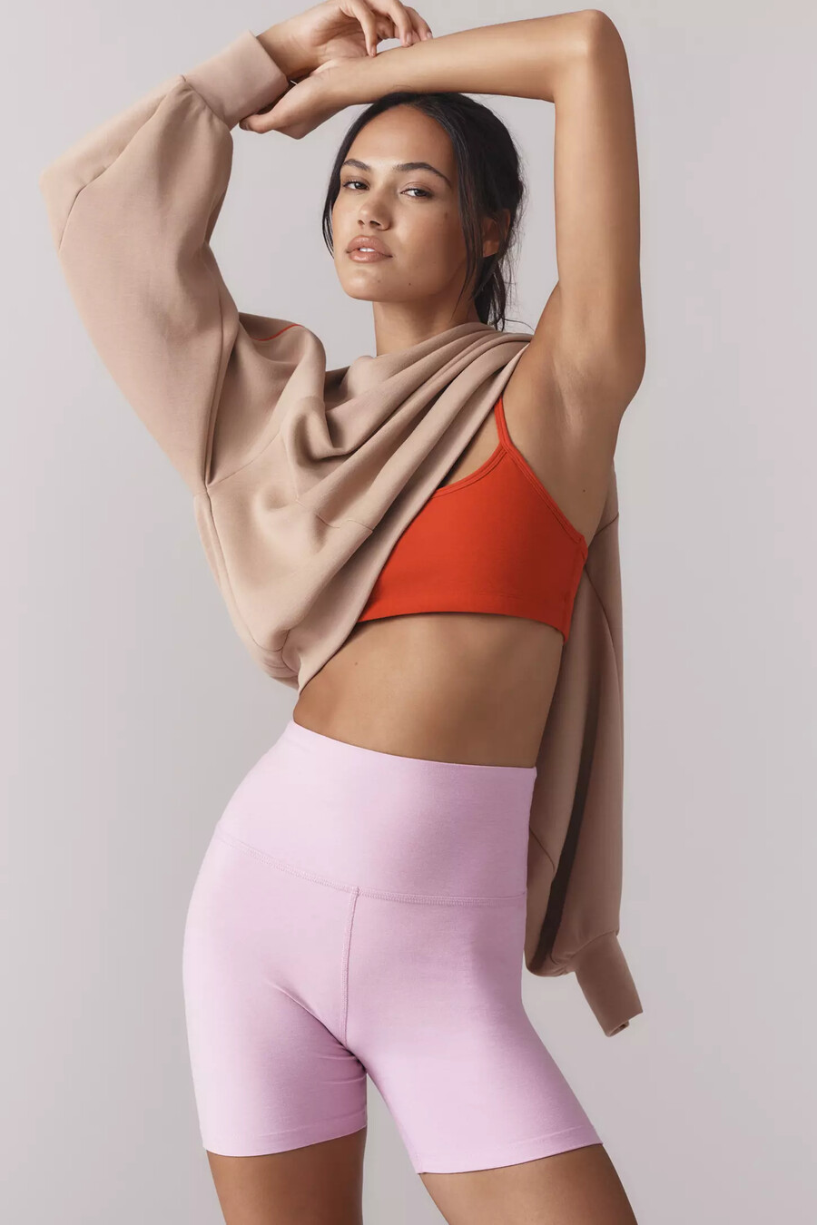 beyond yoga spacedye keep pace cycling shorts