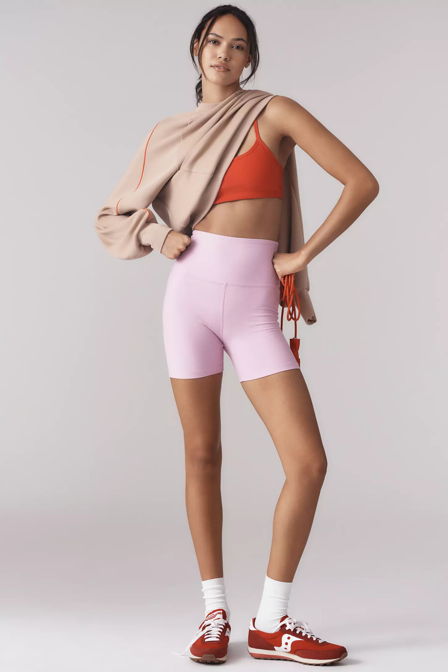 beyond yoga spacedye keep pace cycling shorts
