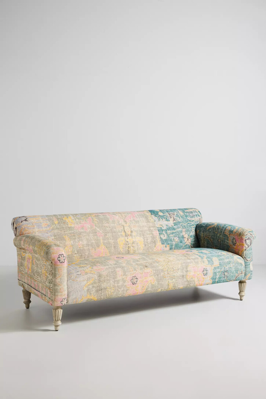 rug-printed sofa
