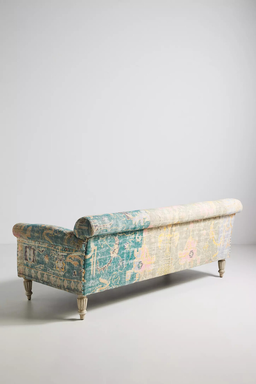 rug-printed sofa