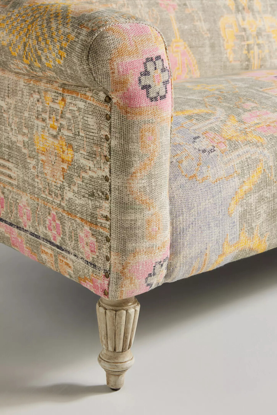 rug-printed sofa
