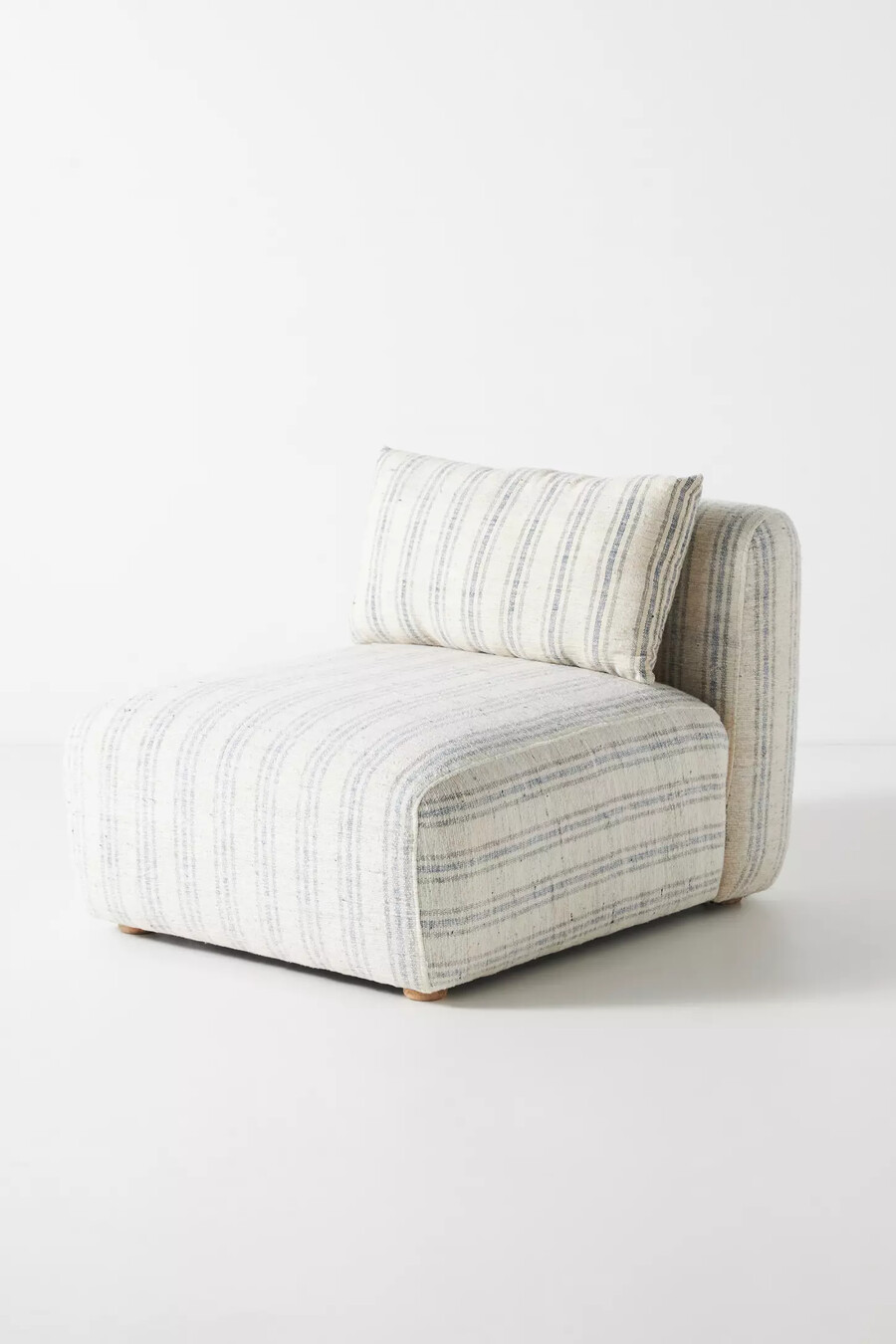 boro stripe kori modular armless chair