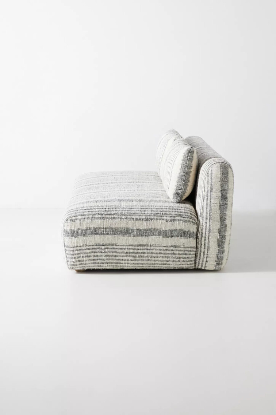 boro stripe kori modular armless sofa