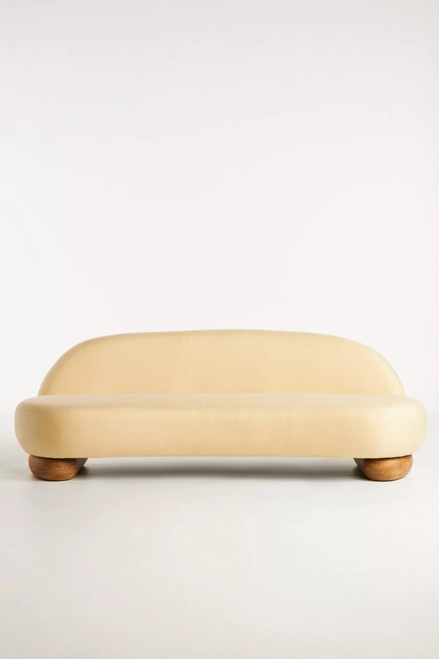 remy sculptural armless sofa