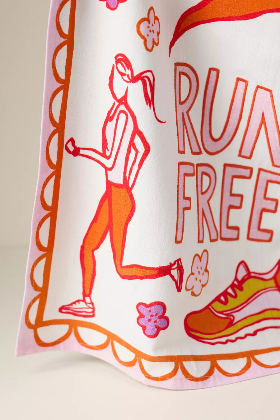 amuse la bouche running tea towel