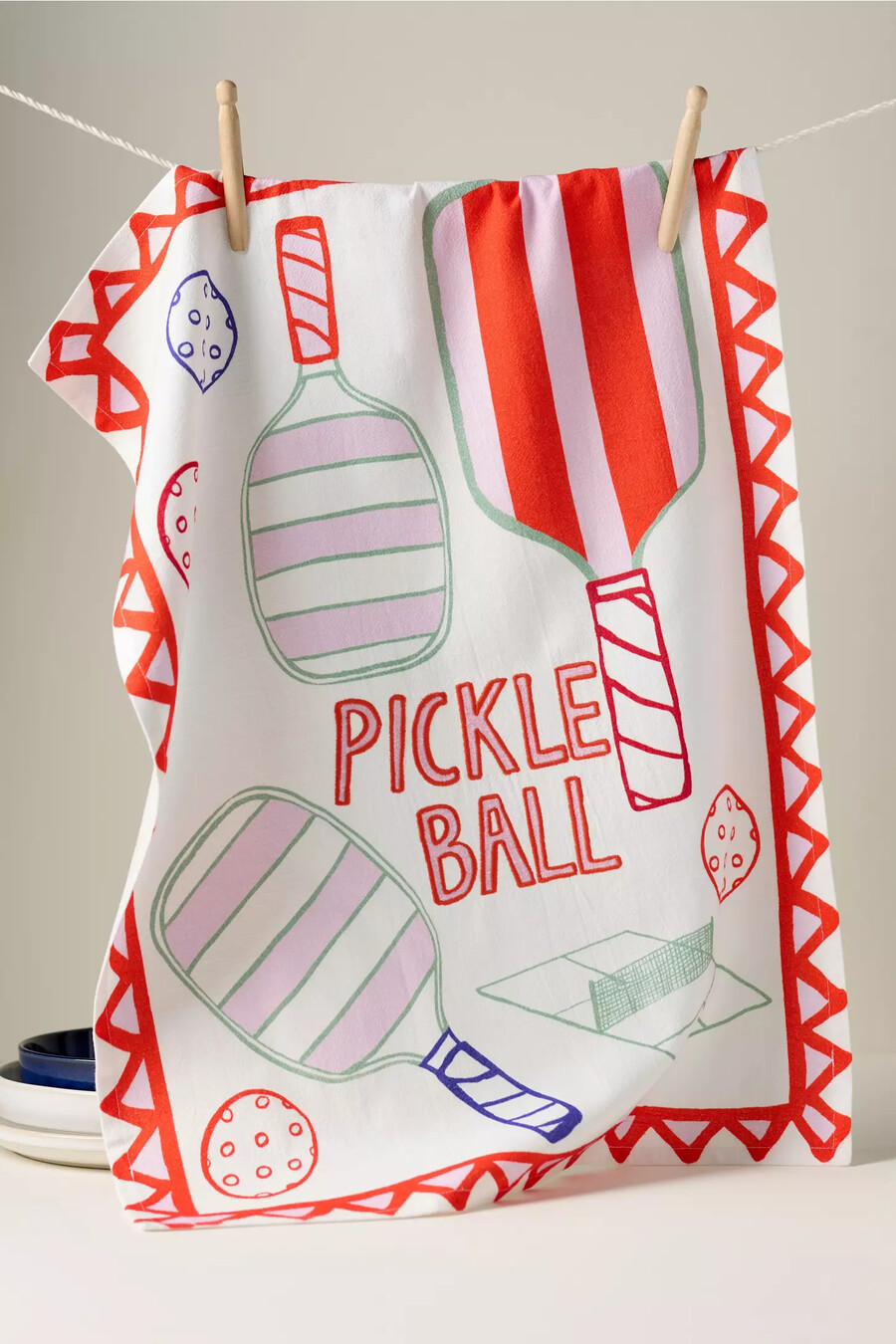 amuse la bouche pickleball dish towel