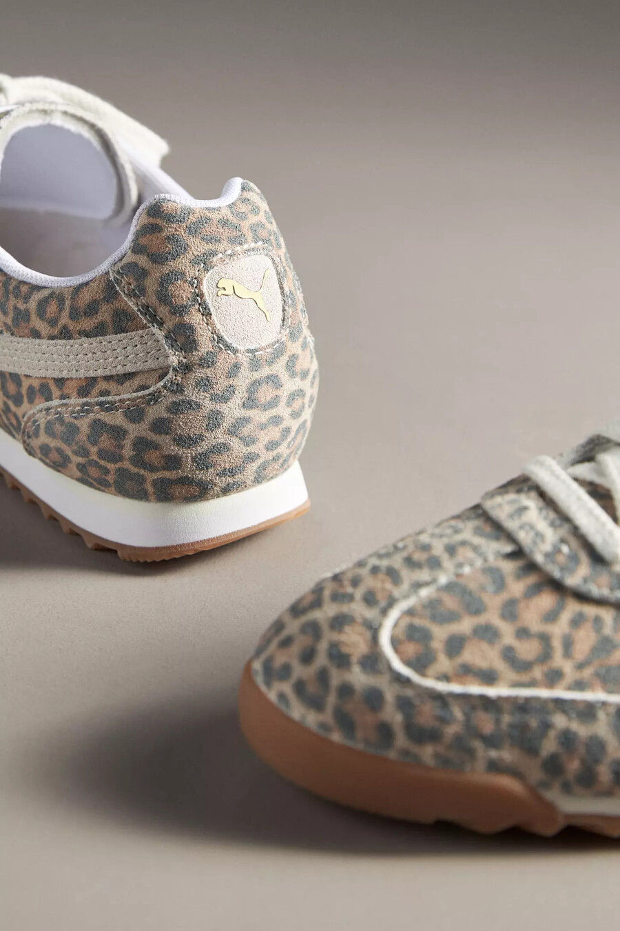 puma arizona leopard trainers