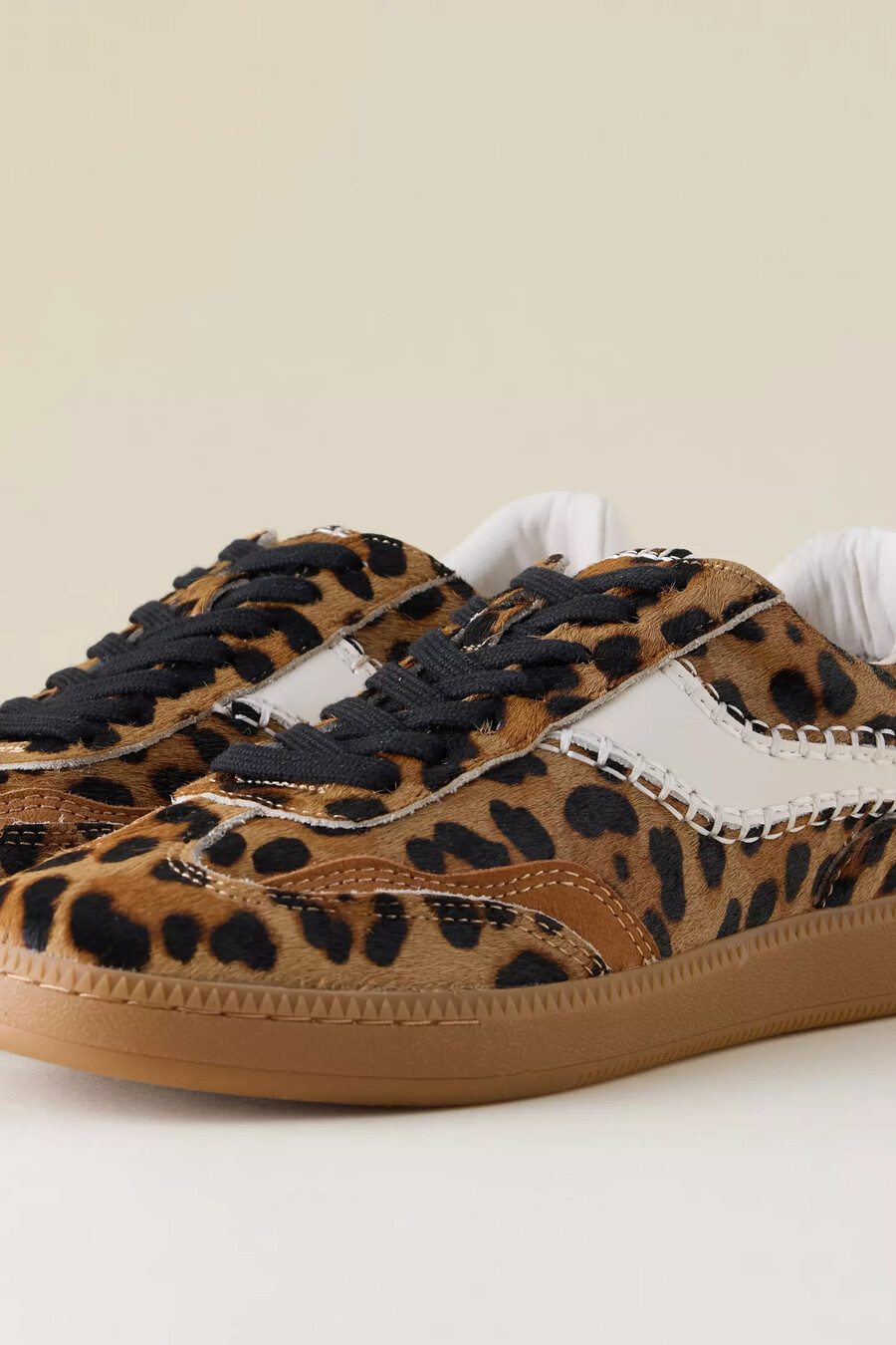 dolce vita notice stitch calf hair trainers