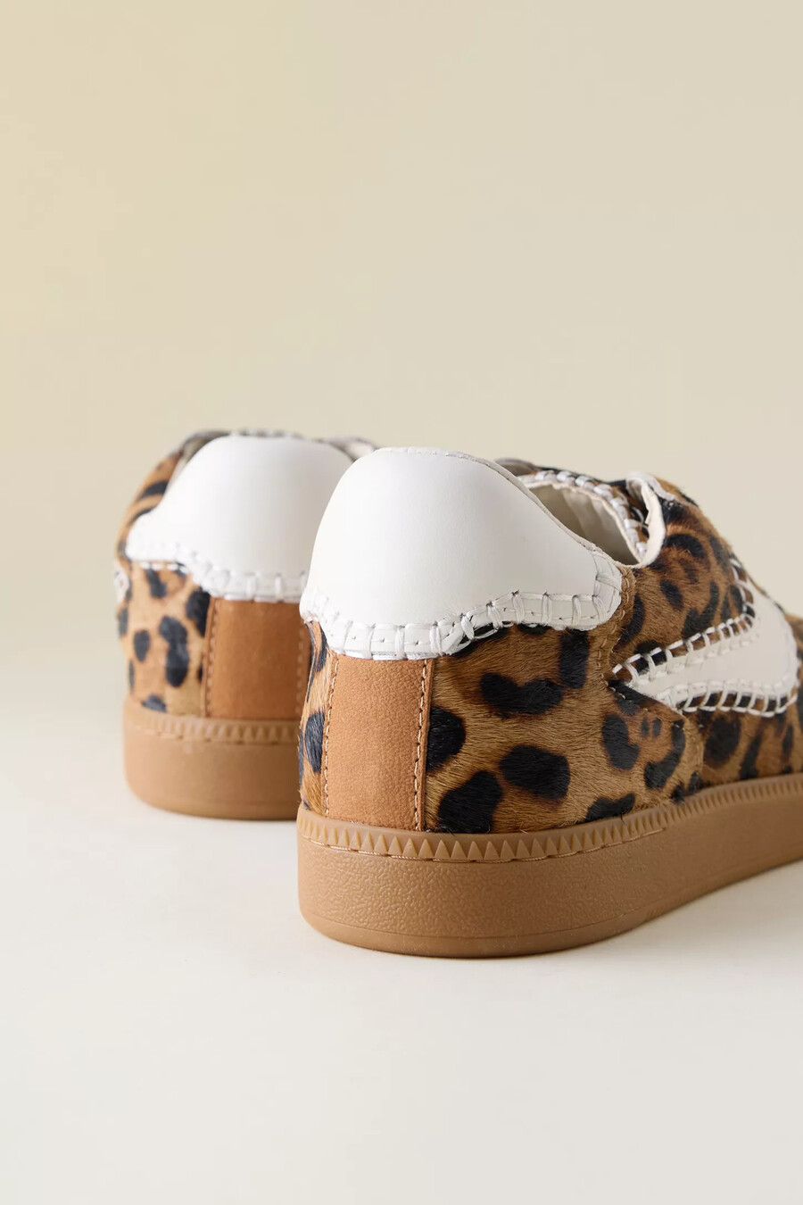 dolce vita notice stitch calf hair trainers