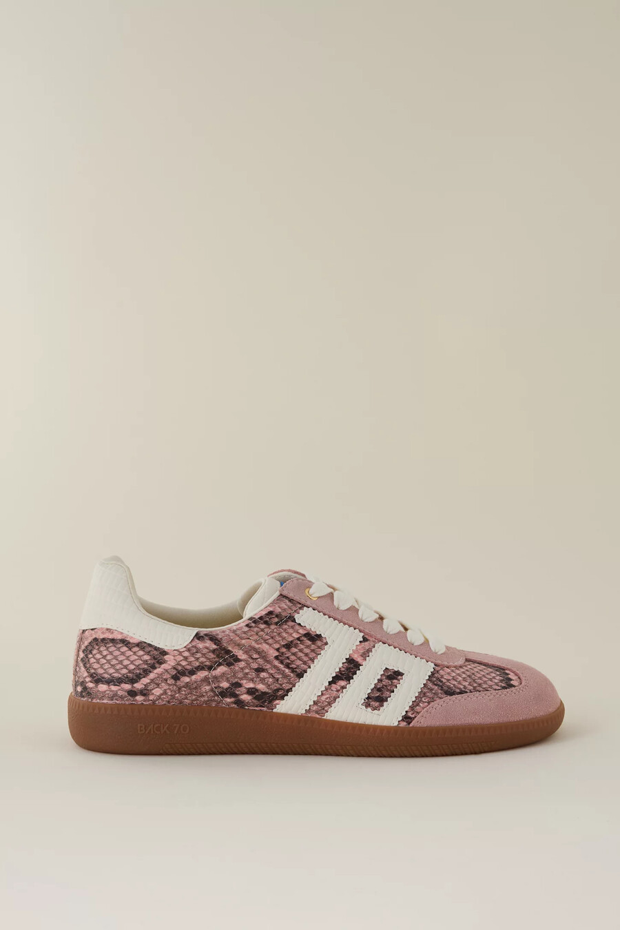 back 70 cloud snake print trainers