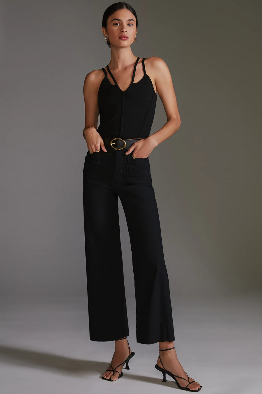 the colette cropped wide-leg trousers by maeve
