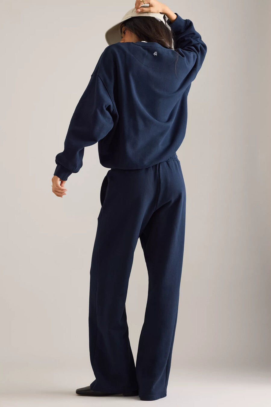 4th reckless fergie wide-leg pintuck joggers