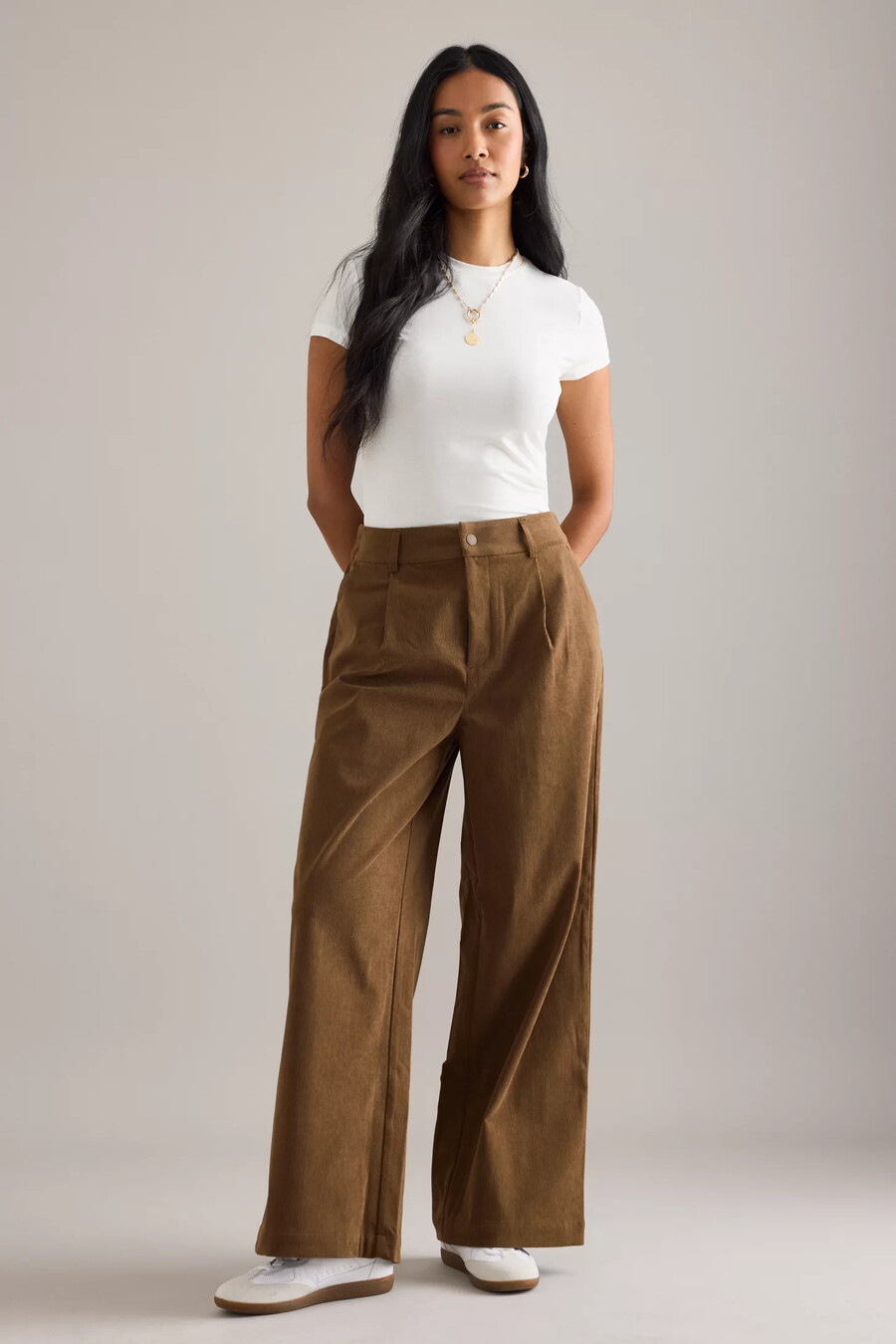 varley rocio corduroy wide-leg trousers