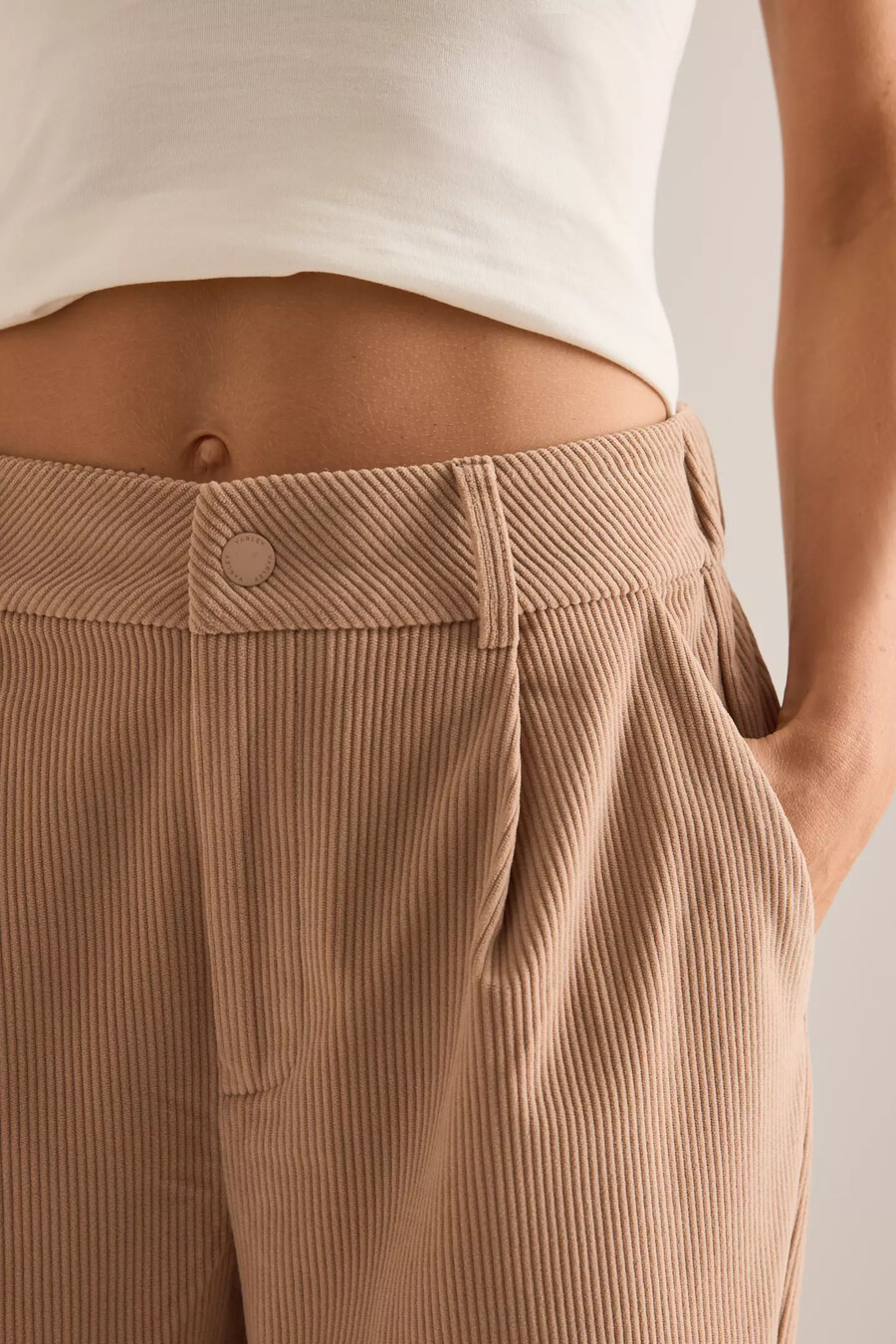 varley florey corduroy wide-leg 32 trousers