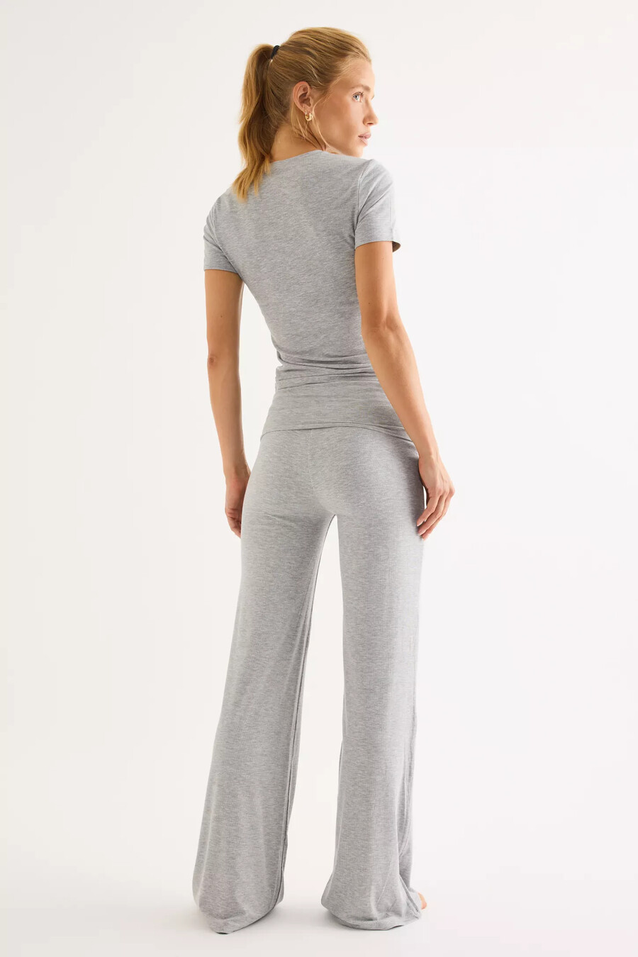 tala sculpting lounge flared trousers