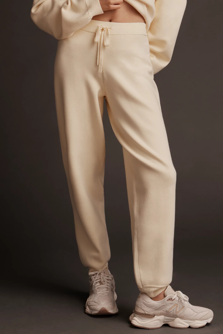 daily practice knit barrel trousers