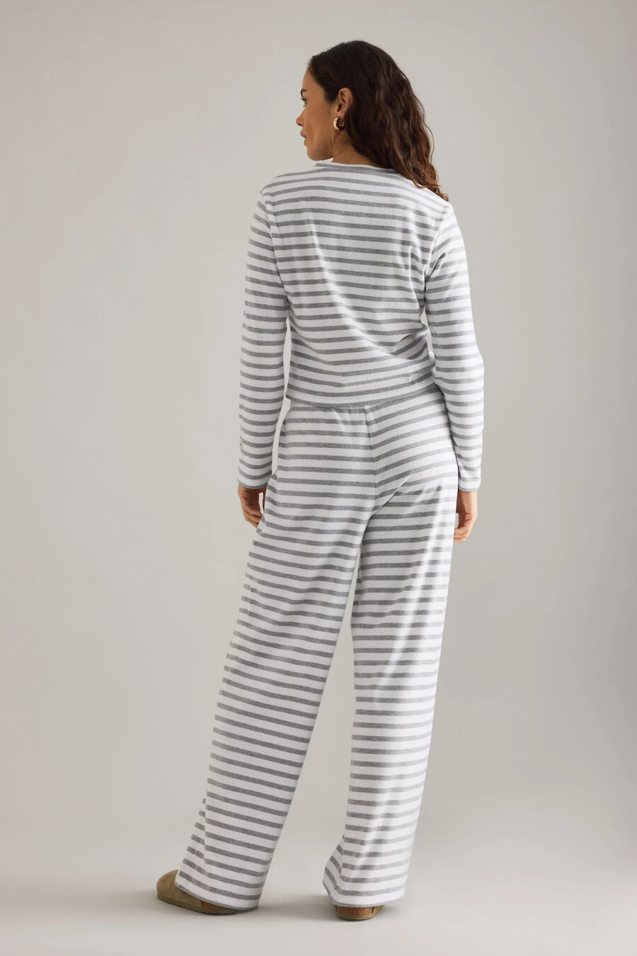 4th reckless danikka stripe jersey trousers