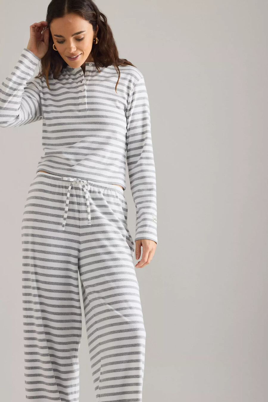 4th reckless danikka stripe jersey trousers
