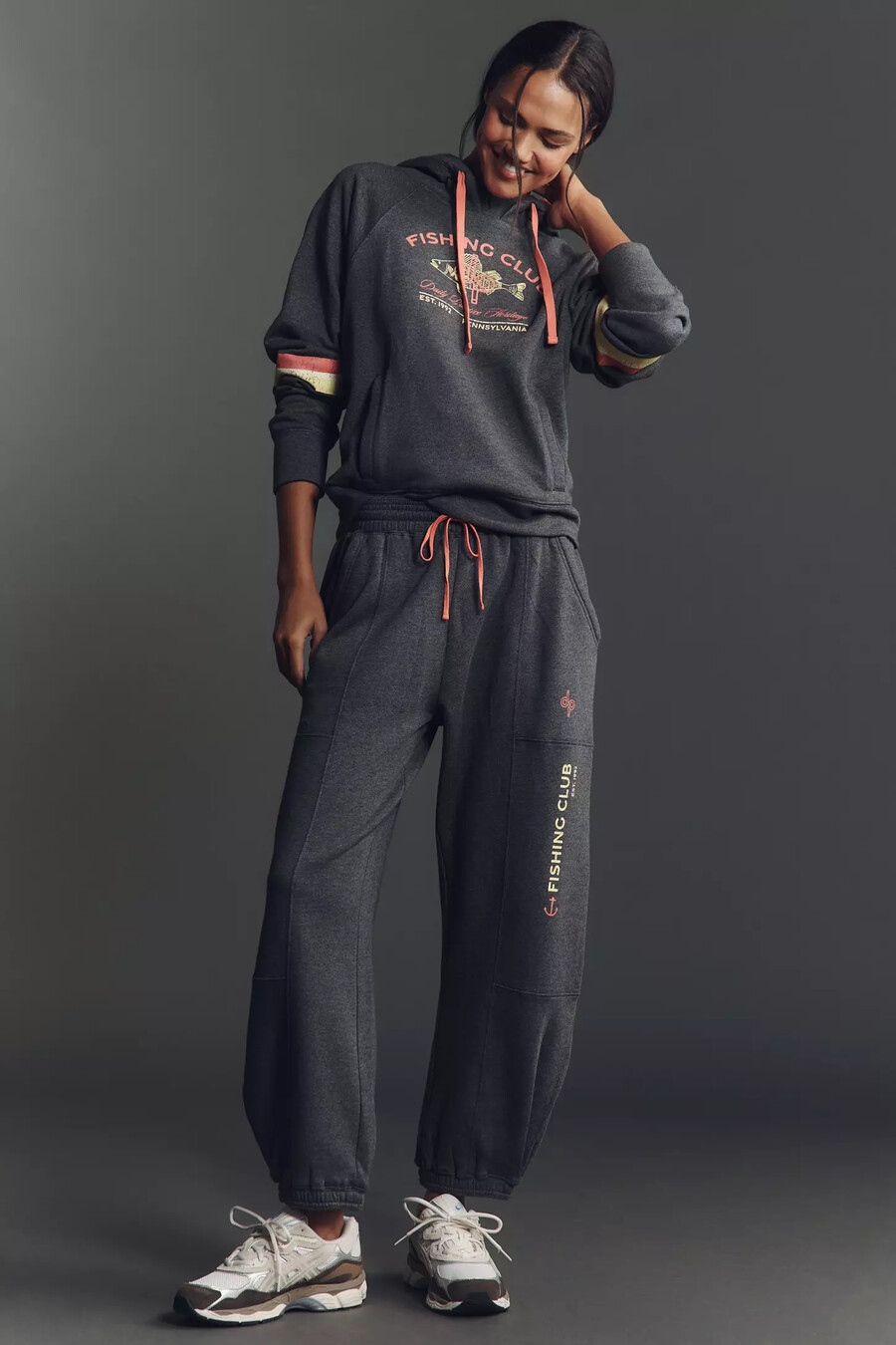 daily practice knit fleece trousers