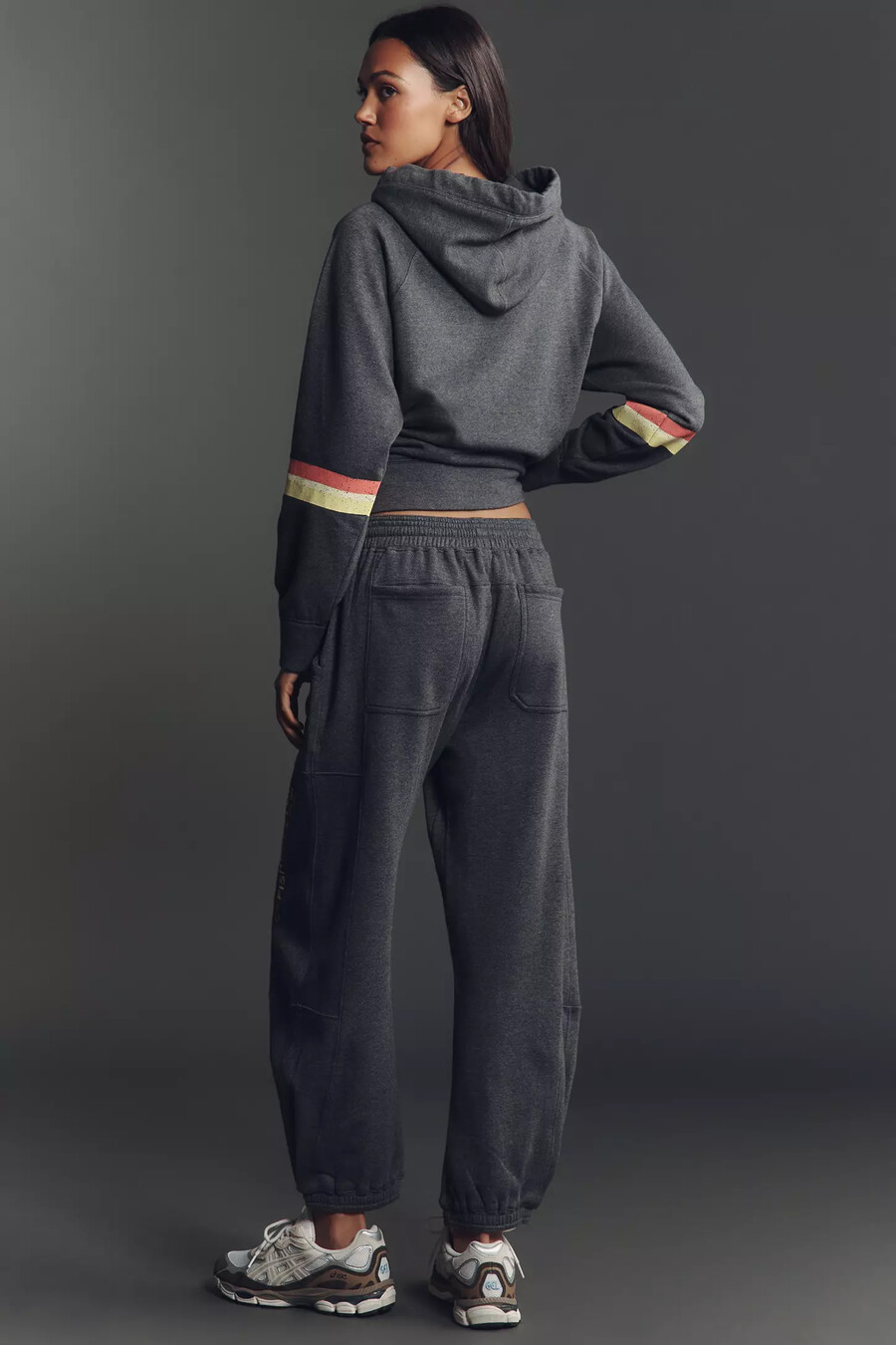 daily practice knit fleece trousers