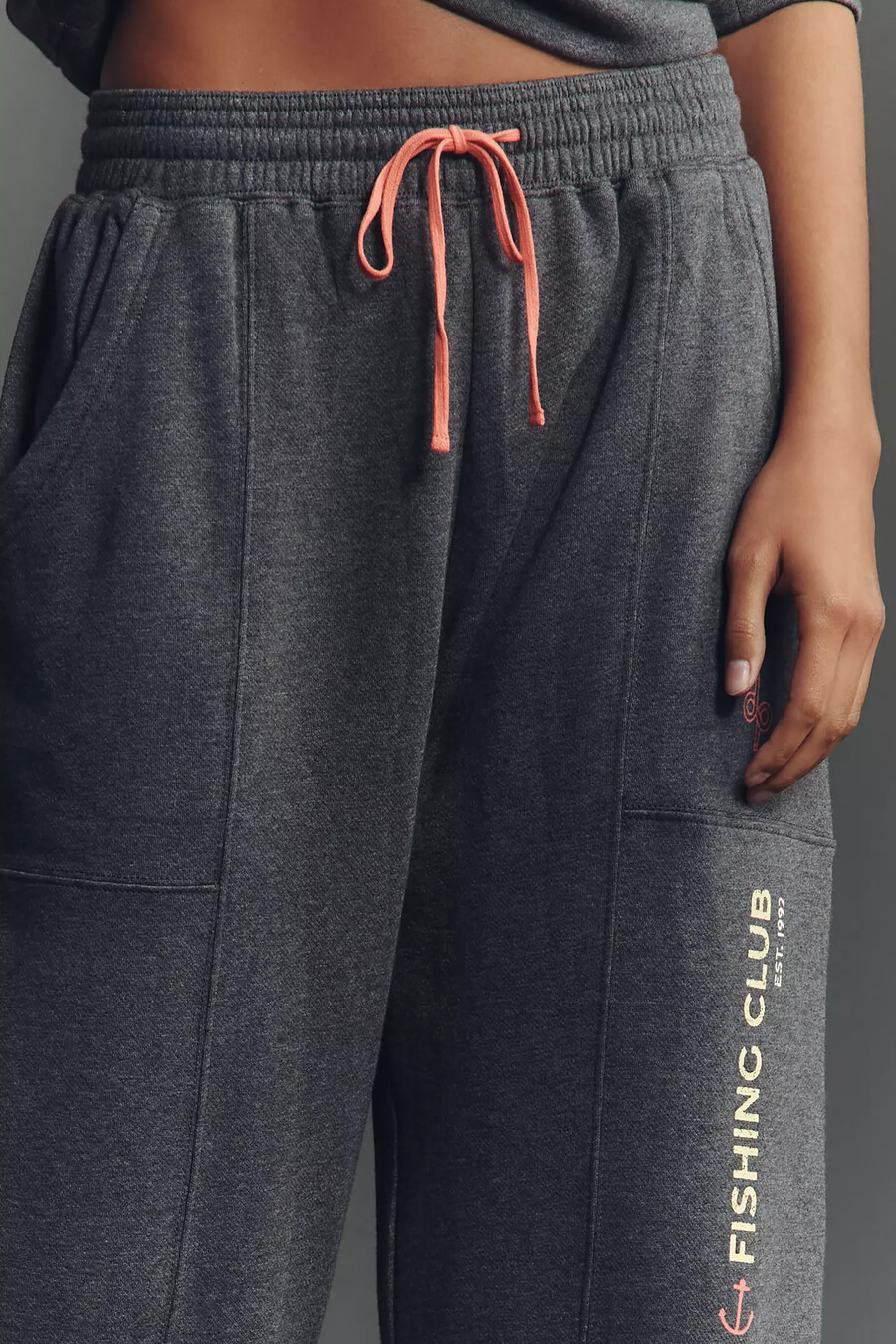 daily practice knit fleece trousers