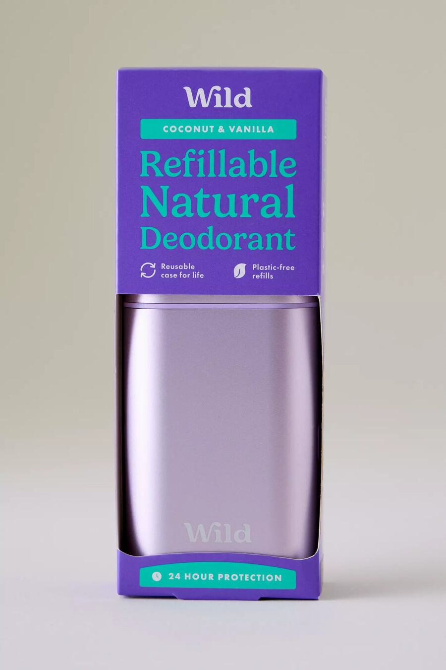 wild fresh coconut vanilla refillable natural deodorant