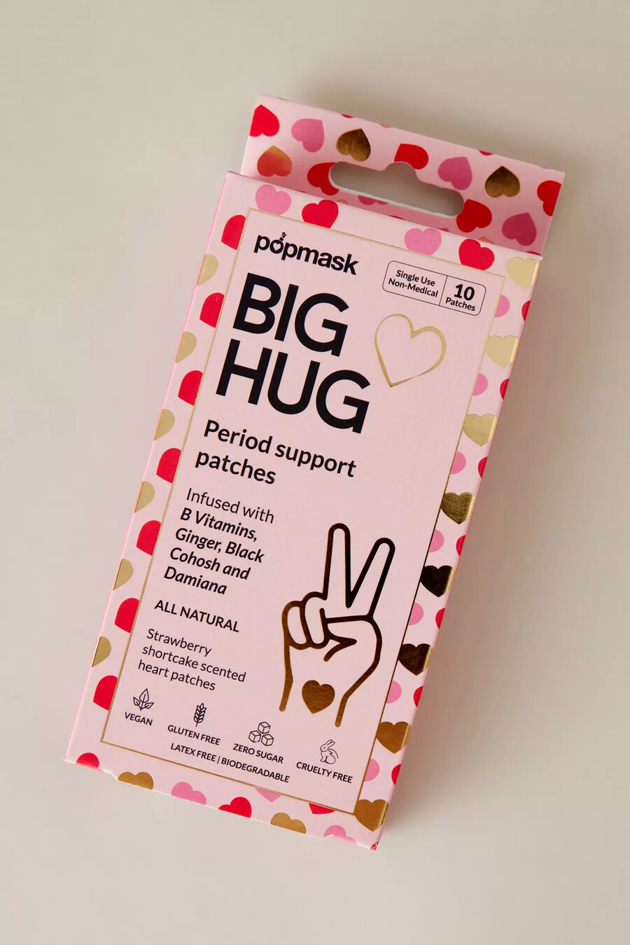 popmask big hug vitamin period support patches